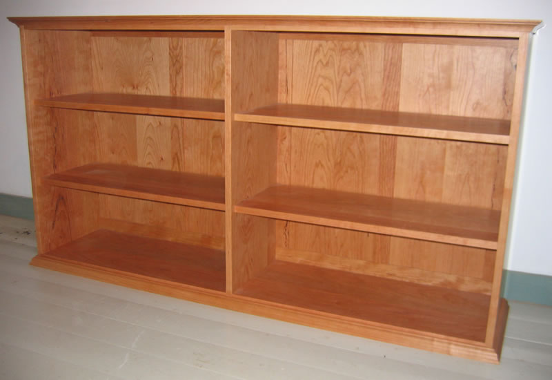 Solid Hardwood Shaker Bookcase with Dovetailed Case ...