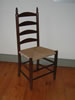 Shaker ladderback side chair - vintage cherry stain on birch