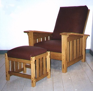 Morris Chair with Ottoman