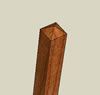 Four poster bed - pyramid top post detail