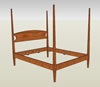 four poster bed