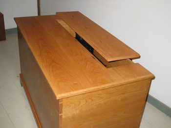tv lift at foot of bed