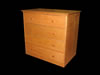 Cherry 4 drawer office cabinet. 31.75"w x 21"d x 30"h