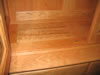Frame & panel construction of upper cabinet
