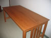 Grain and color matched cherry table top