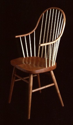 cherry continuous arm chair