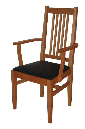 Mission arm chair