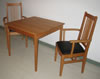 Mission arm chairs with 30" x 30" table