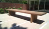 Bennington College Library courtyard table - Ipe. 18' long x 44" wide x 36" high