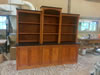 Custom bookcase hutch - dyed maple & ebonized cherry