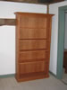 Custom cherry bookcase