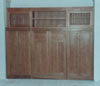 Custom curly cherry entertainment center