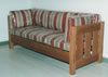 Mission settle - quartersawn white oak