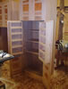 Custom pantry cabinet interior