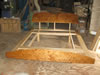 Custom platform bed - maple & western quilted maple