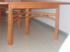 Rectangular extension table base detail