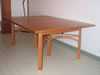 Custom cherry rectangular extension table