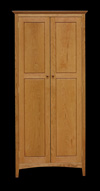 2 door cherry Shaker cabinet