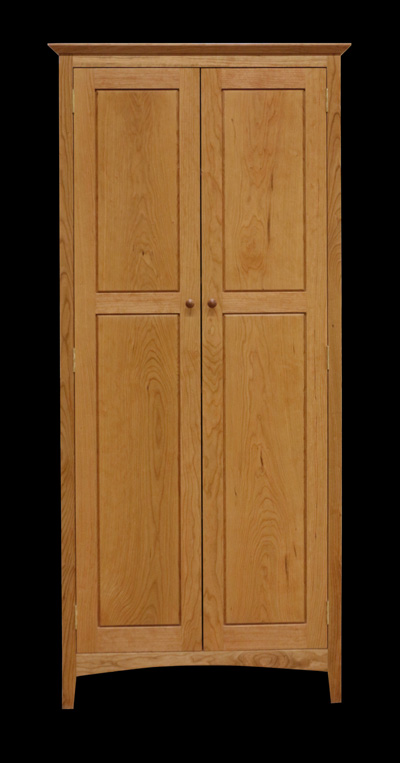 solid cherry 2 door cabinet