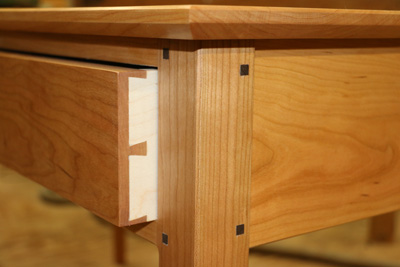 cherry writing desk