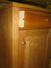 Dovetailed drawer, beaded legs & raised panel door
