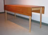 drop leaf harvest table