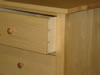 maple 3 drawer night table dovetailed drawer