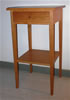 Shaker night table with drawer & shelf - cherry